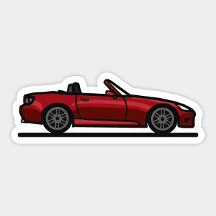 Honda S2000 S2K Red Sticker